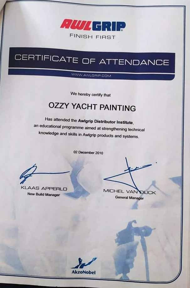 Marine Coating Certification